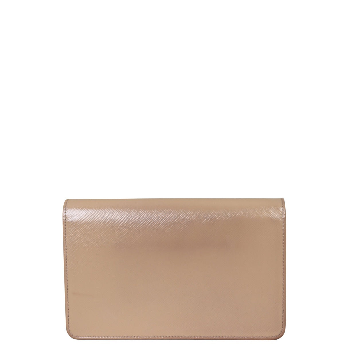 Prada Saffiano Vernice Flip Lock Chain Bag
