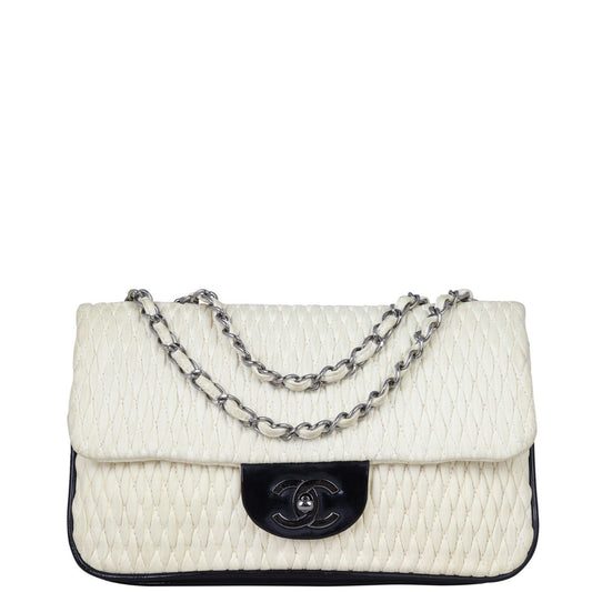 Chanel Woven Leather Flap Bag
