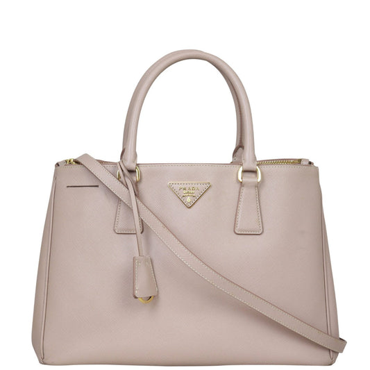 Prada Saffiano Lux Galleria Double Zip Tote Medium