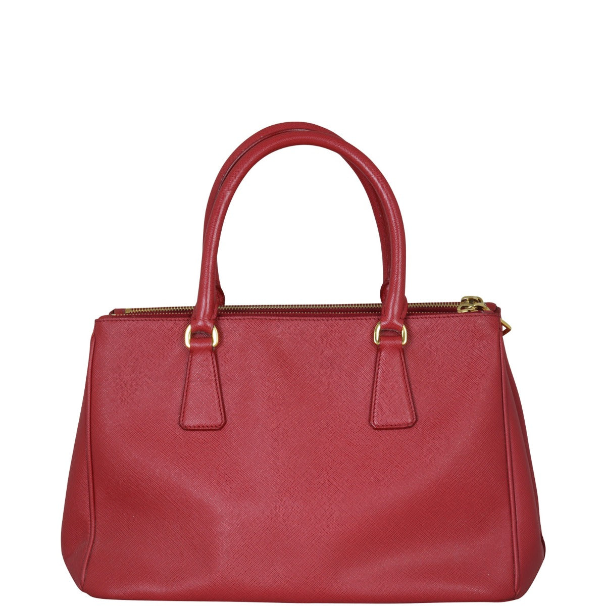 Prada Saffiano Lux Galleria Double Zip Tote Small