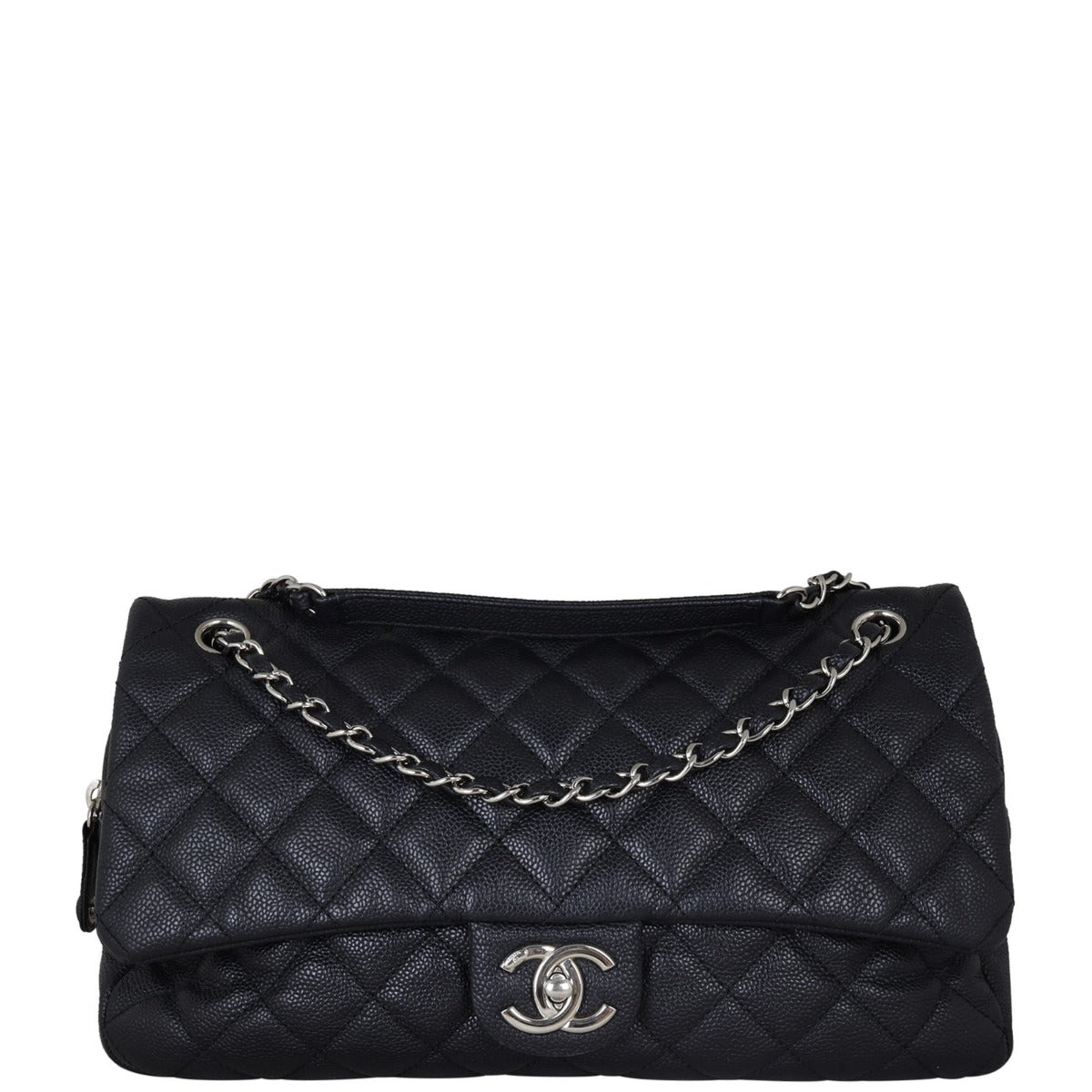 Chanel Easy Flap Bag Jumbo | Black