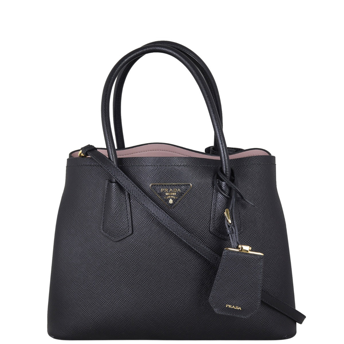 Prada Saffiano Cuir Double Bag Small