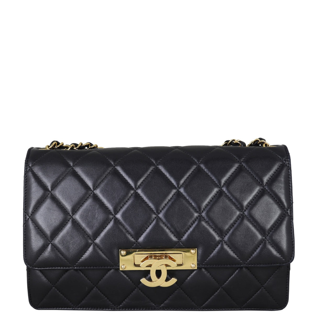 Chanel CC Golden Class Flap Bag Large