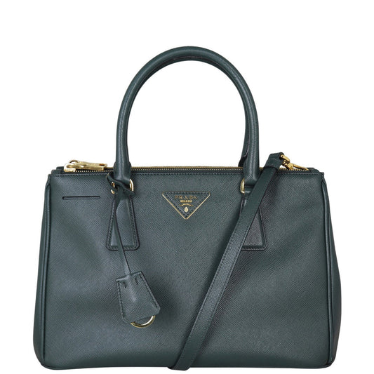 Prada Saffiano Lux Galleria Double Zip Tote Small