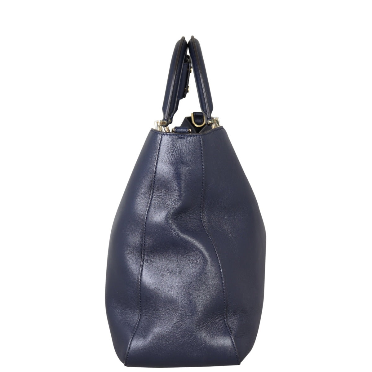 Fendi FF Leather Tote