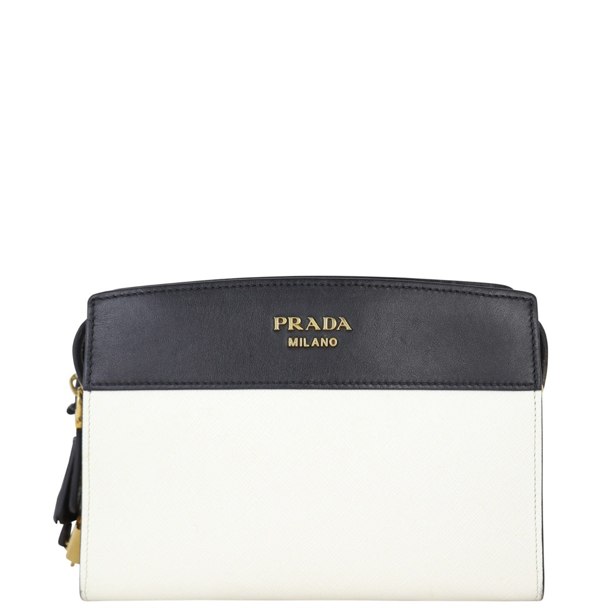 Prada Saffiano City Calf Esplanade Crossbody