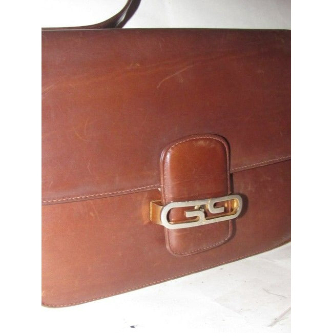 Gucci Envelope Leather Shoulder Bag