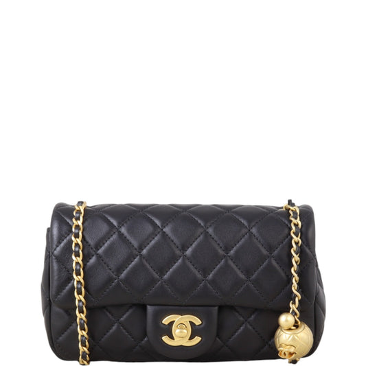 Chanel Pearl Crush Mini Rectangular Flap Bag Lambskin