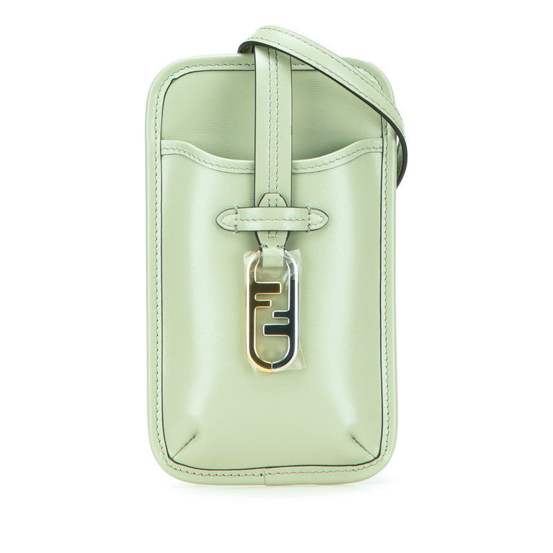 Fendi O'Lock Leather Shoulder Bag