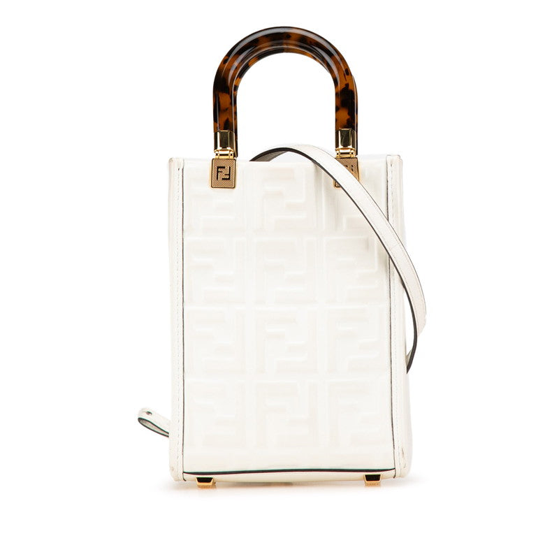 Fendi Sunshine Shopper Leather 2way bag