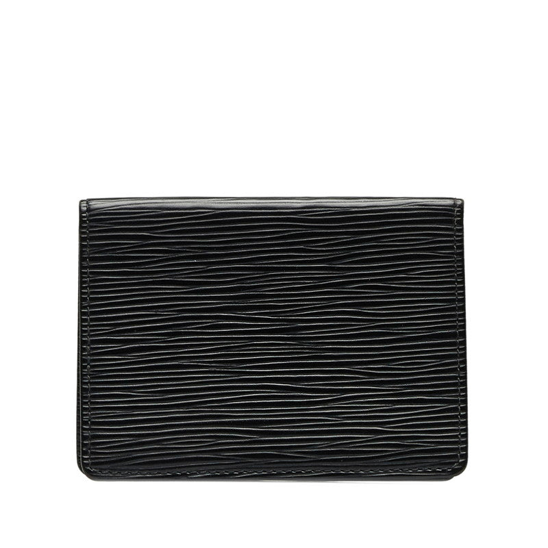 Louis Vuitton Epic Port 2 Cult Vertical Card Case M63202 Noir Black Leather Louis Vuitton