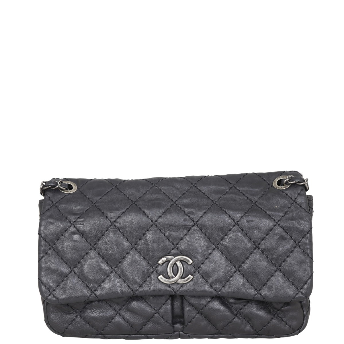 Chanel Stitch It Double Pocket Flap Bag