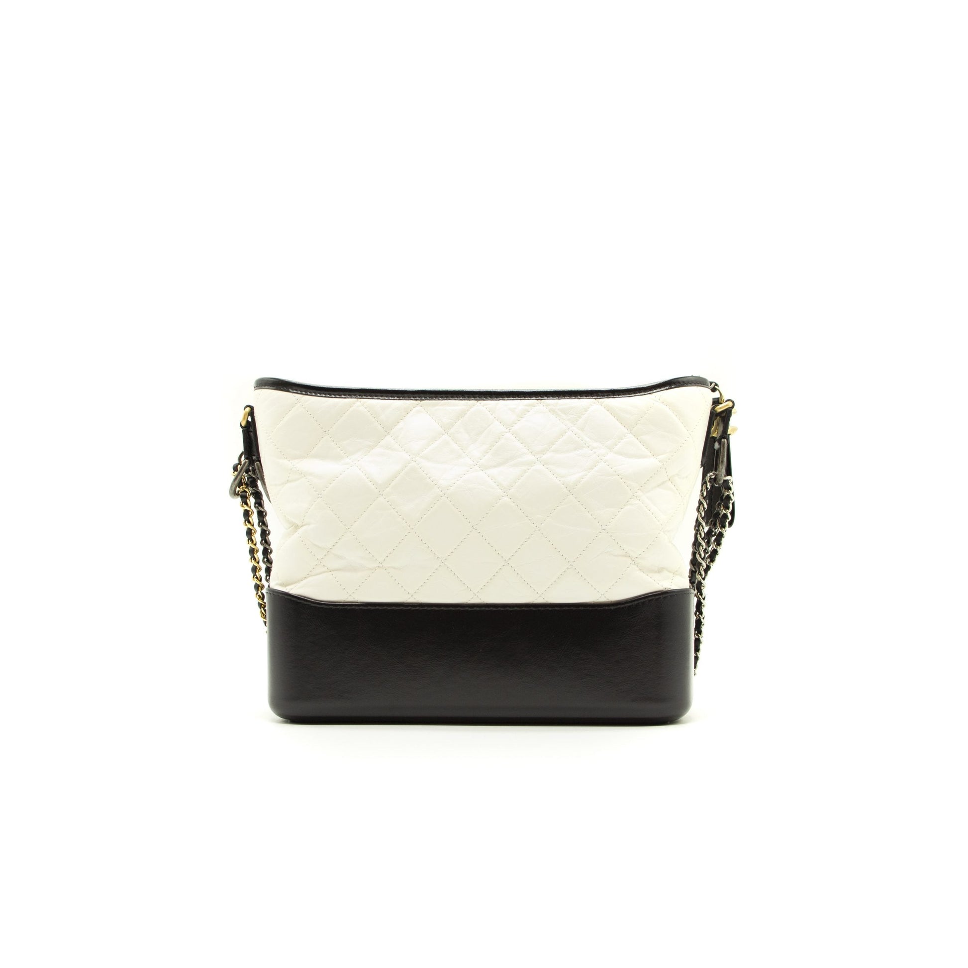 Chanel's Gabrielle Large Hobo Bag White/Black