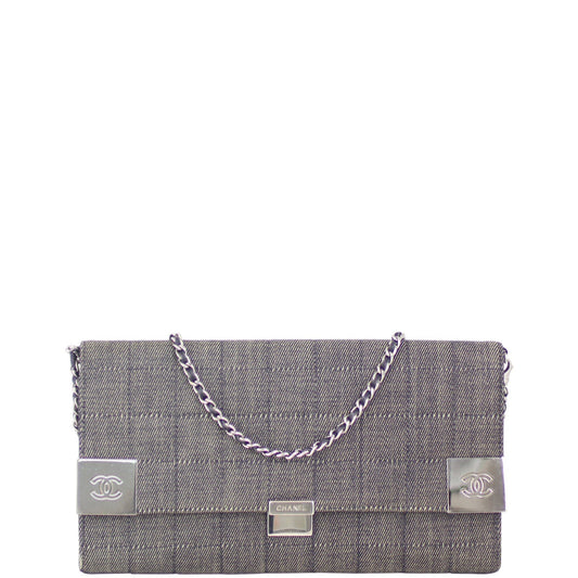 Chanel Denim Square Quilted Flap Bag