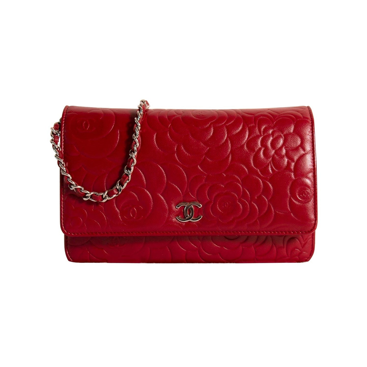 Chanel Camelia Flower Wallet on Chain