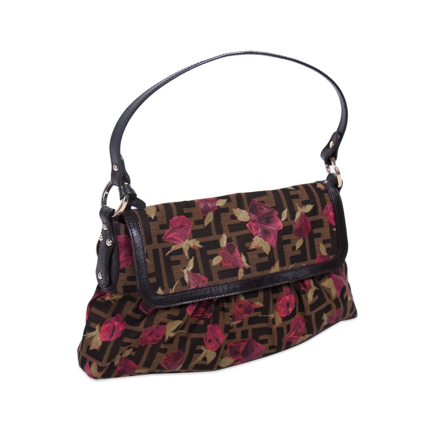 Fendi Zucca Floral Chef Bag