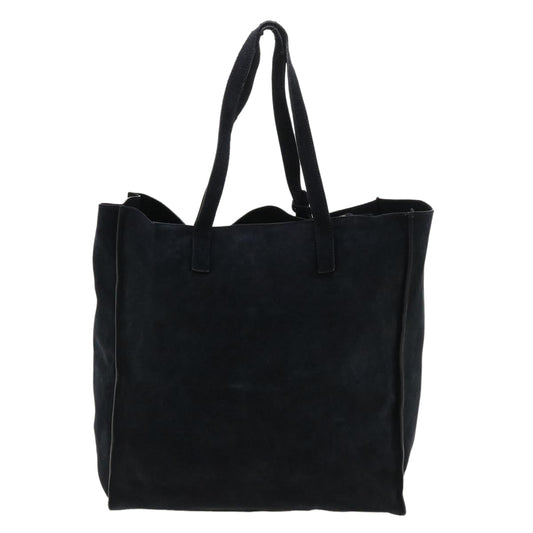 Prada Tote Bag Suede 2way Navy