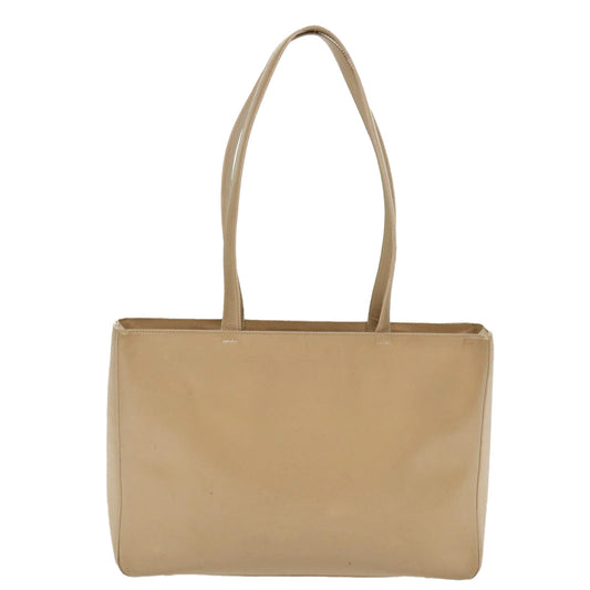 Prada Shoulder Bag Leather Beige