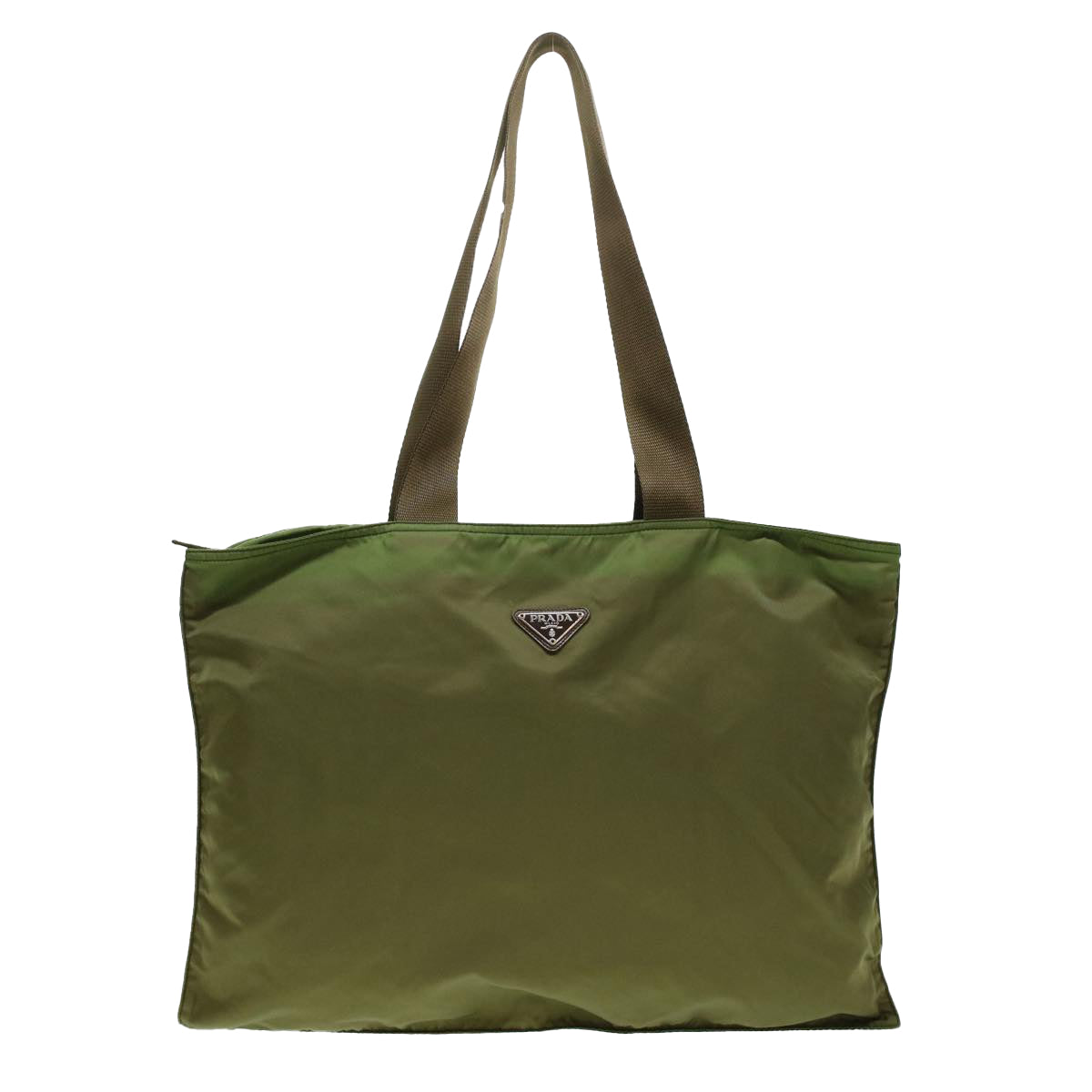 Prada Shoulder Bag Nylon Khaki