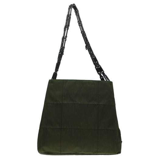 Prada Shoulder Bag Nylon Green