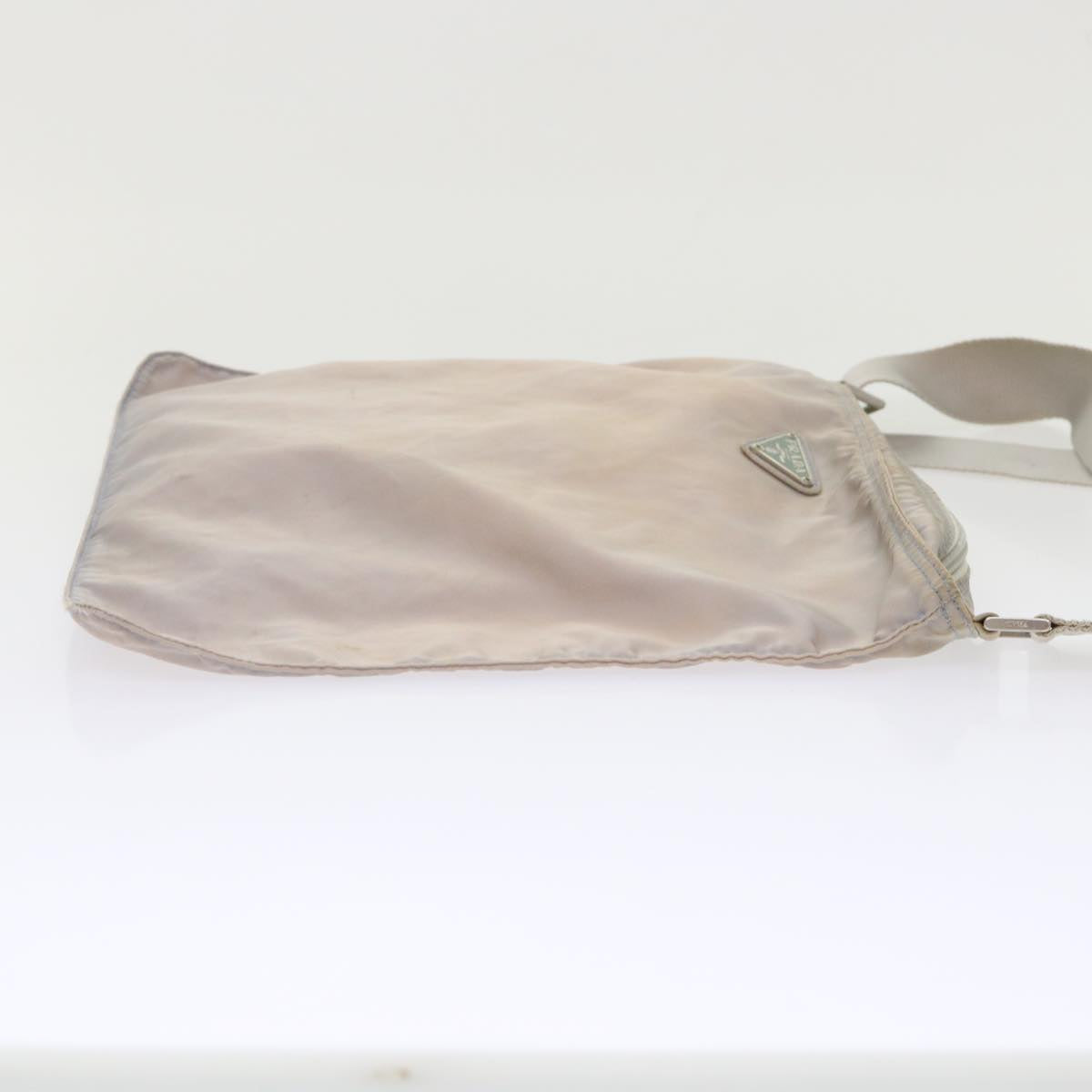 Prada Shoulder Bag Nylon Gray