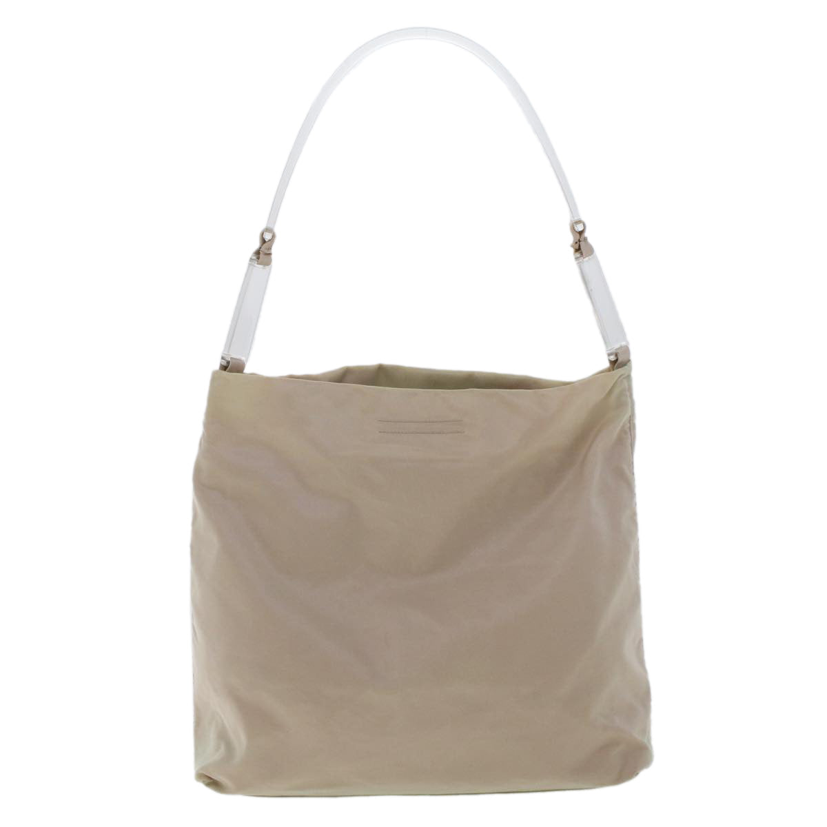 Prada Shoulder Bag Nylon Beige