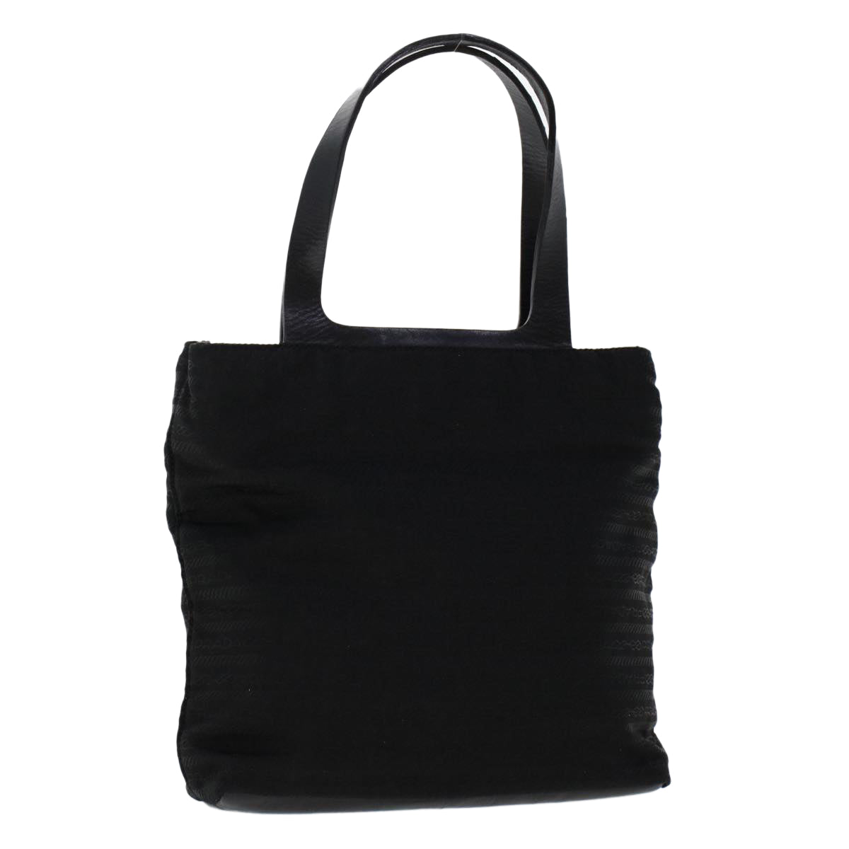 Prada Hand Bag Nylon Black
