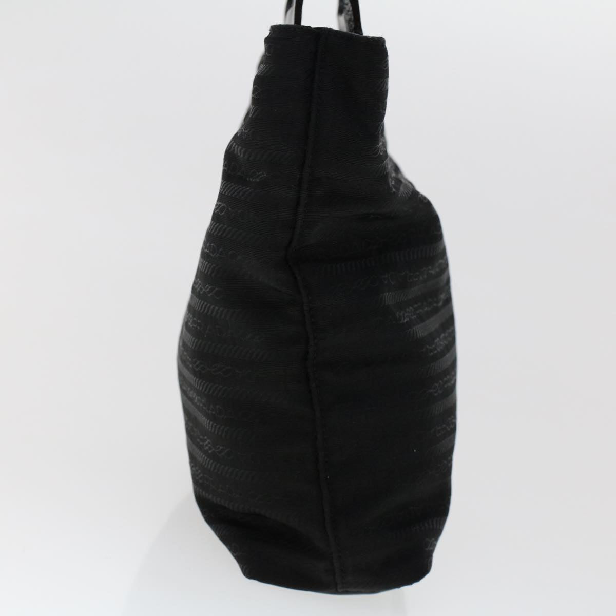 Prada Hand Bag Nylon Black