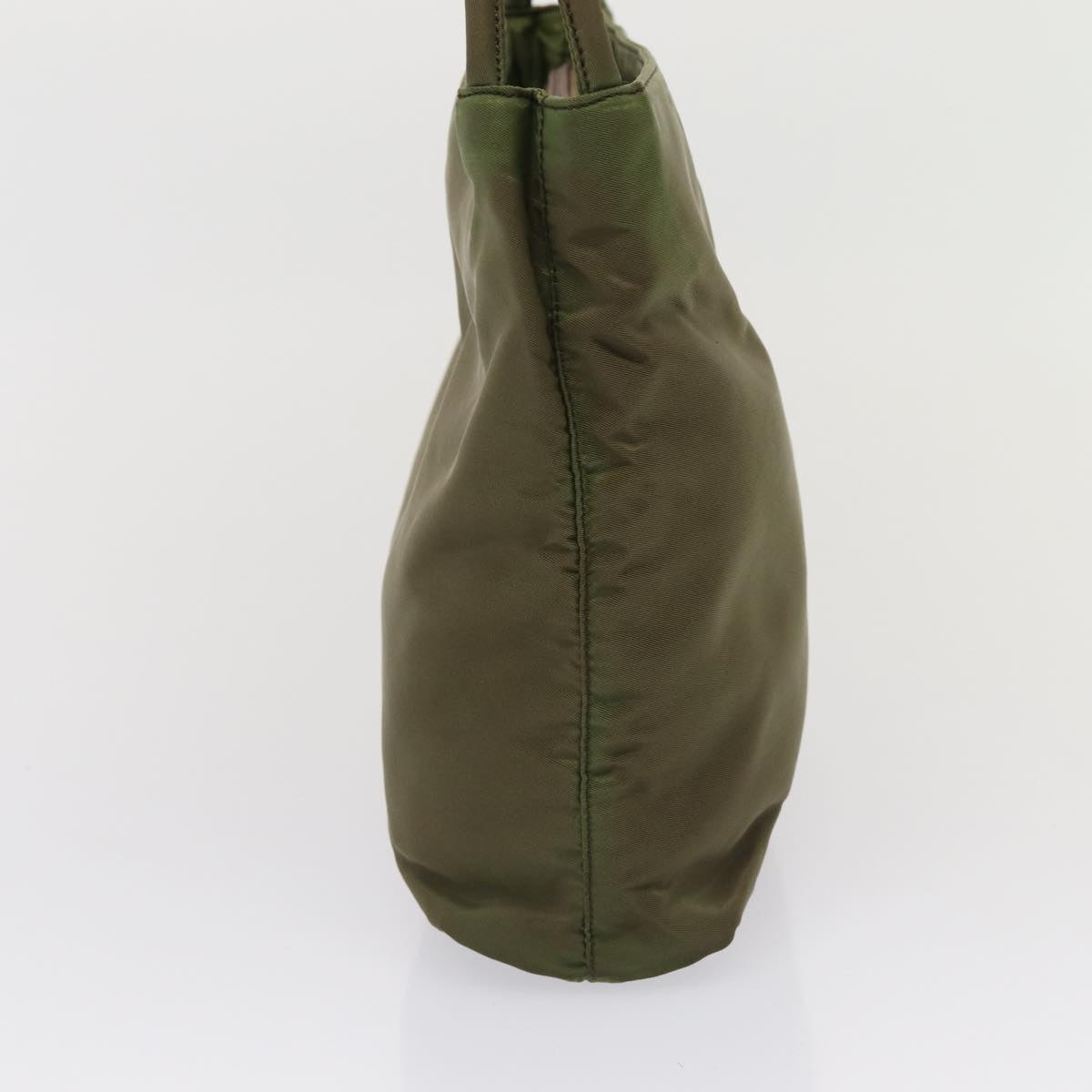 PRADA Hand Bag Nylon Khaki Auth