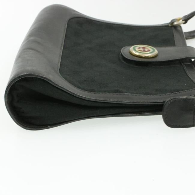 Gucci Caro Leather Canvas Tote