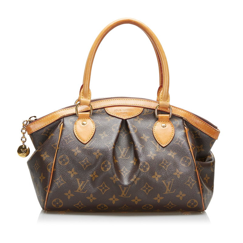 Louis Vuitton Monograms M40143 Handbag Leather Brown