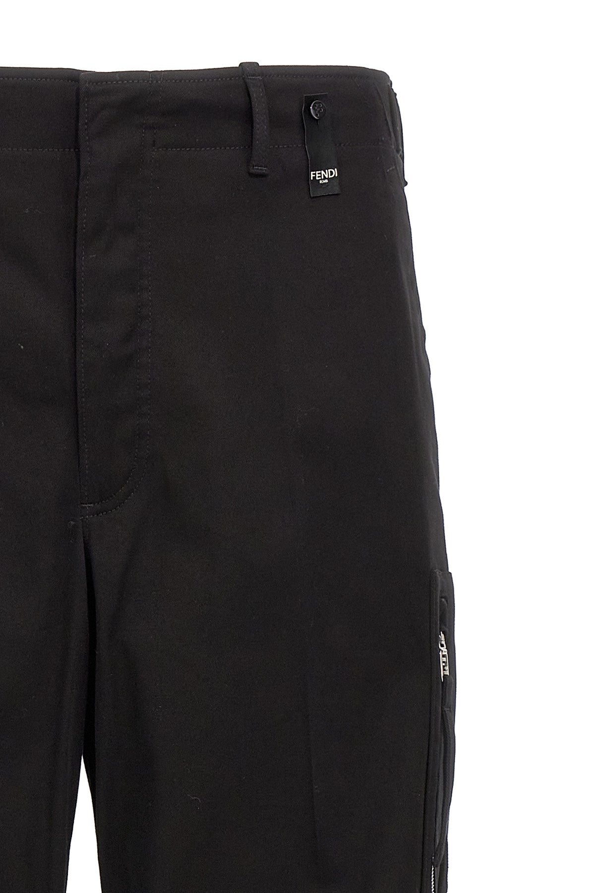 Fendi Men Gabardine Trousers