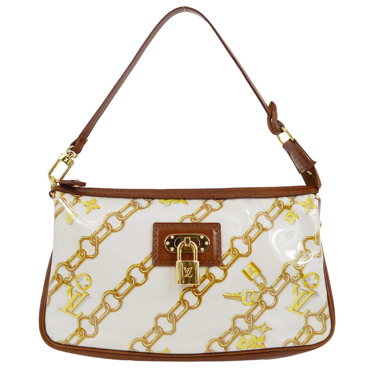 Louis Vuitton Monogram Charm Pochette Accessoires Handbag M95161