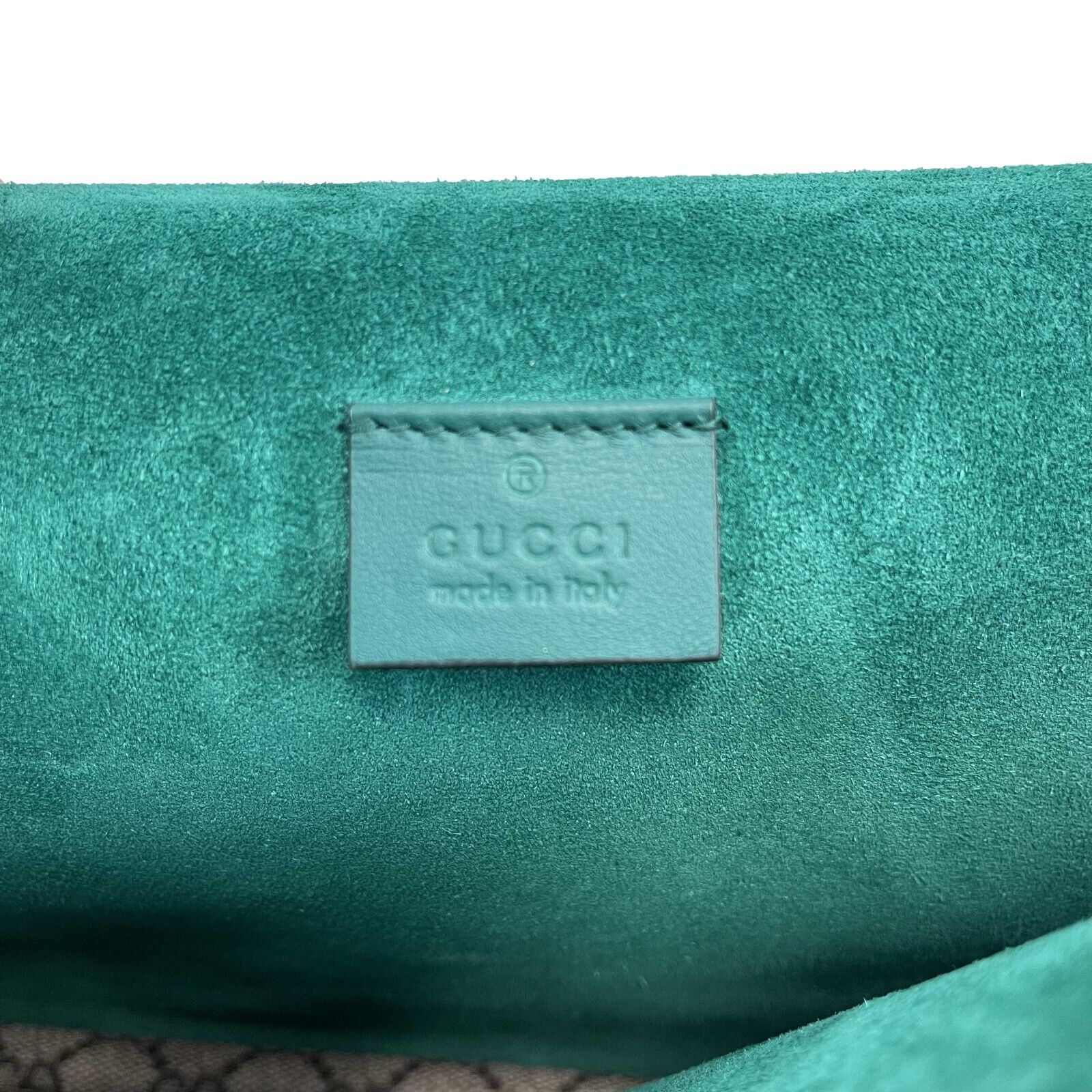 Gucci Monogram Chain Leather Shoulder Bag