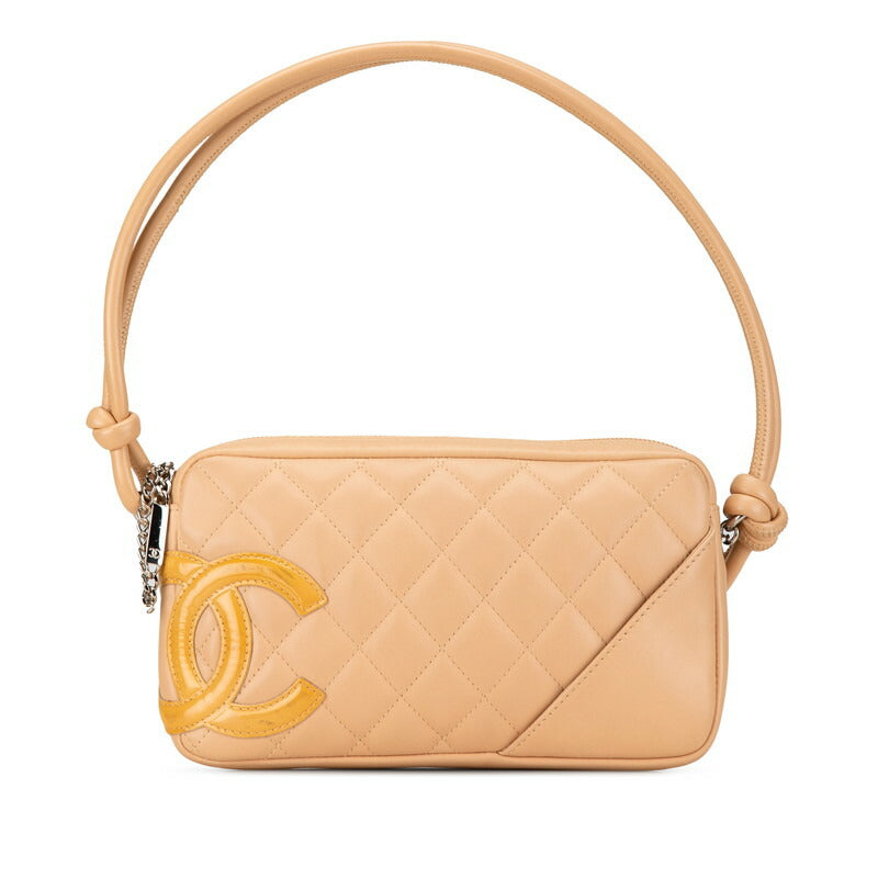 Chanel Cambon Coco Mark Leather Patent 2way Bag