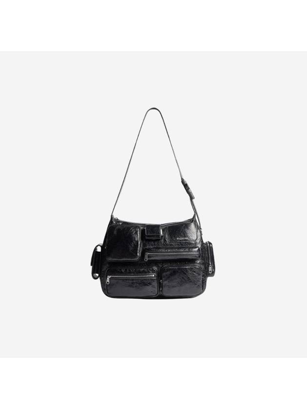 Luxury Balenciaga Trending 2026 Super Busy Messenger Bag Black
