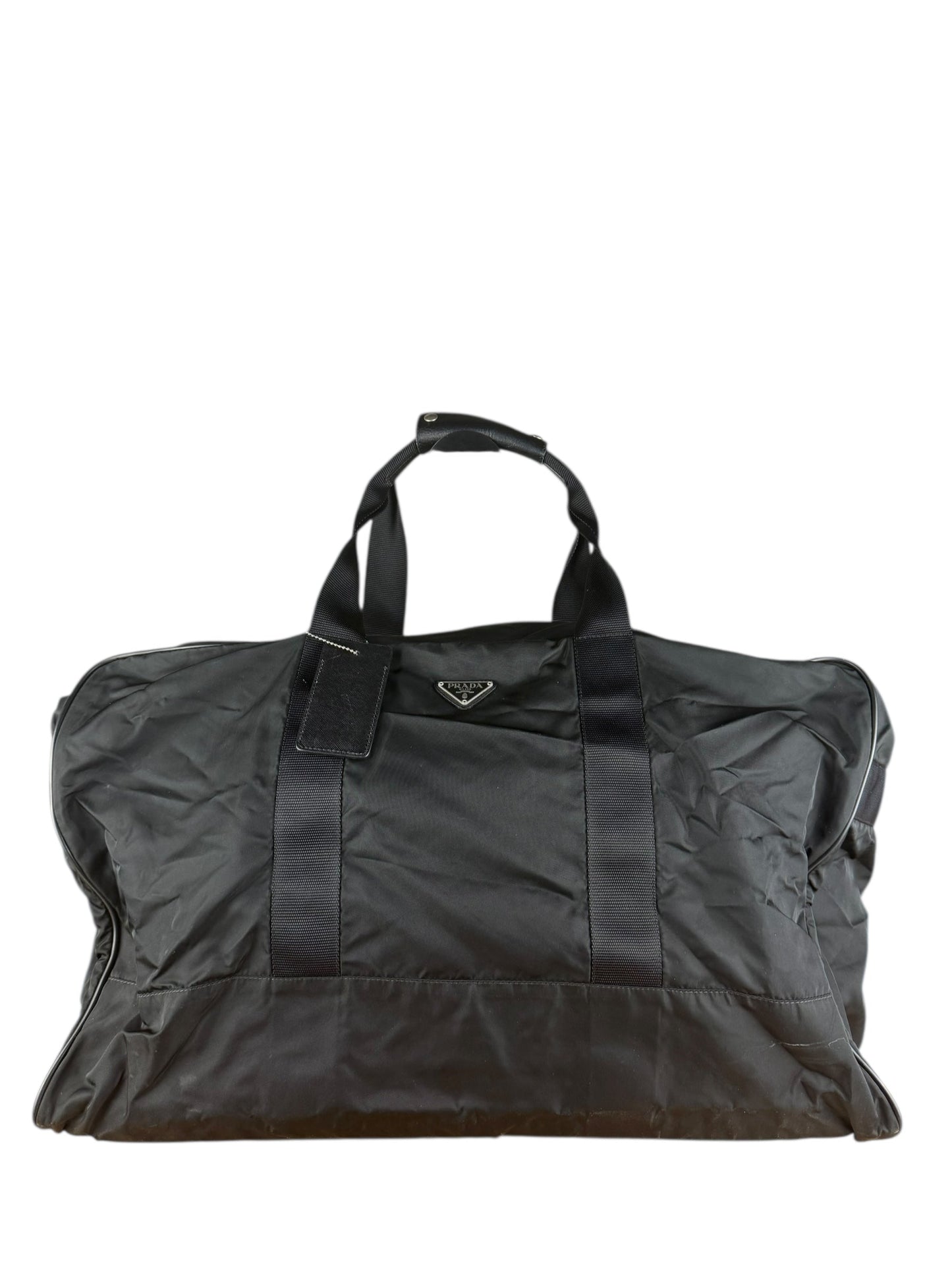 Prada Black Nylon Duffle Bag