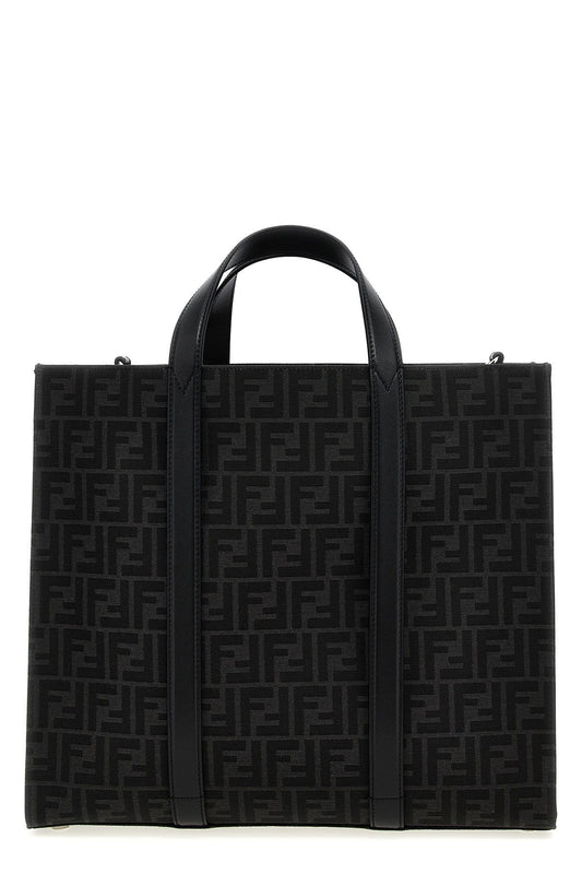 Fendi Men Ff Jacquard Shopper