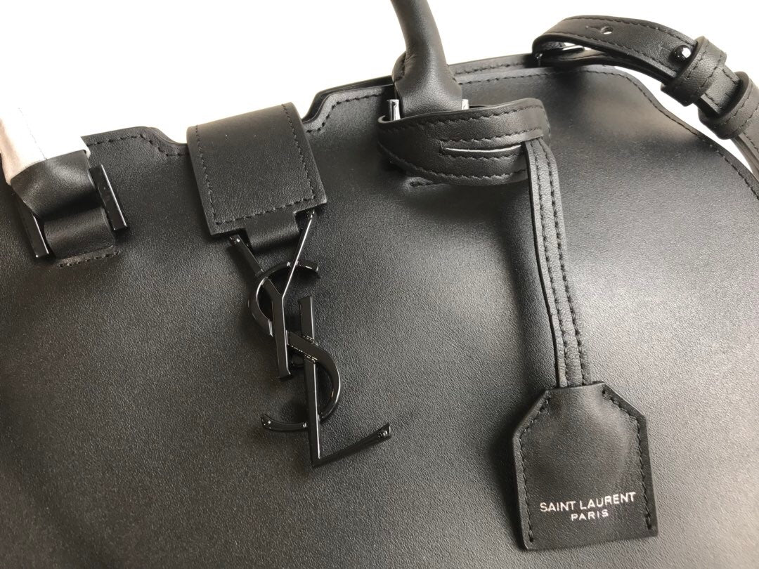 Yves Saint Laurent Monogram Cabas Small Black Luxury Handbag
