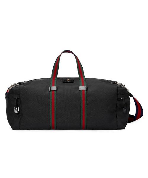 Gucci Monogram Nylon Leather Canvas Crossbody