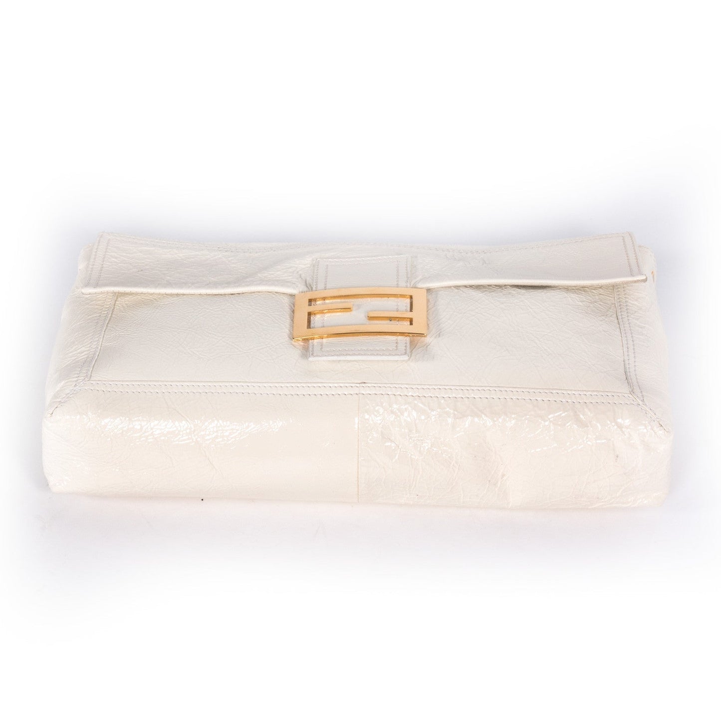 Fendi White Baguette