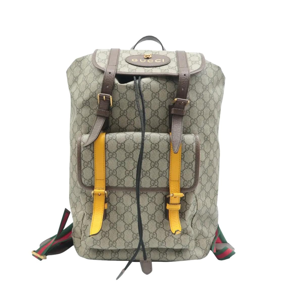 GUCCI Neo GG Supreme Canvas Backpack Beige 473869