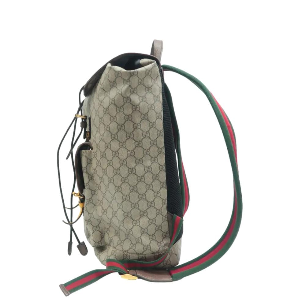 GUCCI Neo GG Supreme Canvas Backpack Beige 473869
