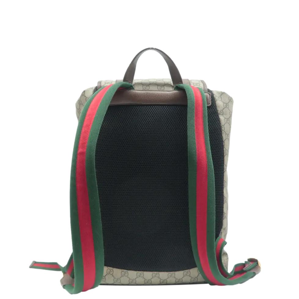 GUCCI Neo GG Supreme Canvas Backpack Beige 473869