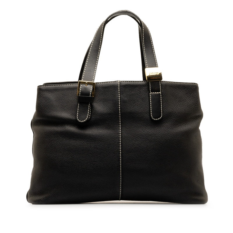 Burberry Nova Check Shadow Horse Leather Handbag
