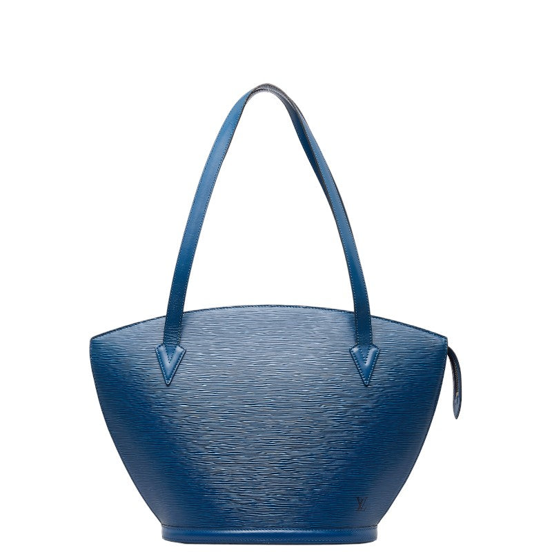 Louis Vuitton Epi Sandjack ping Bag M52265 Tread Blue Leather Louis Vuitton