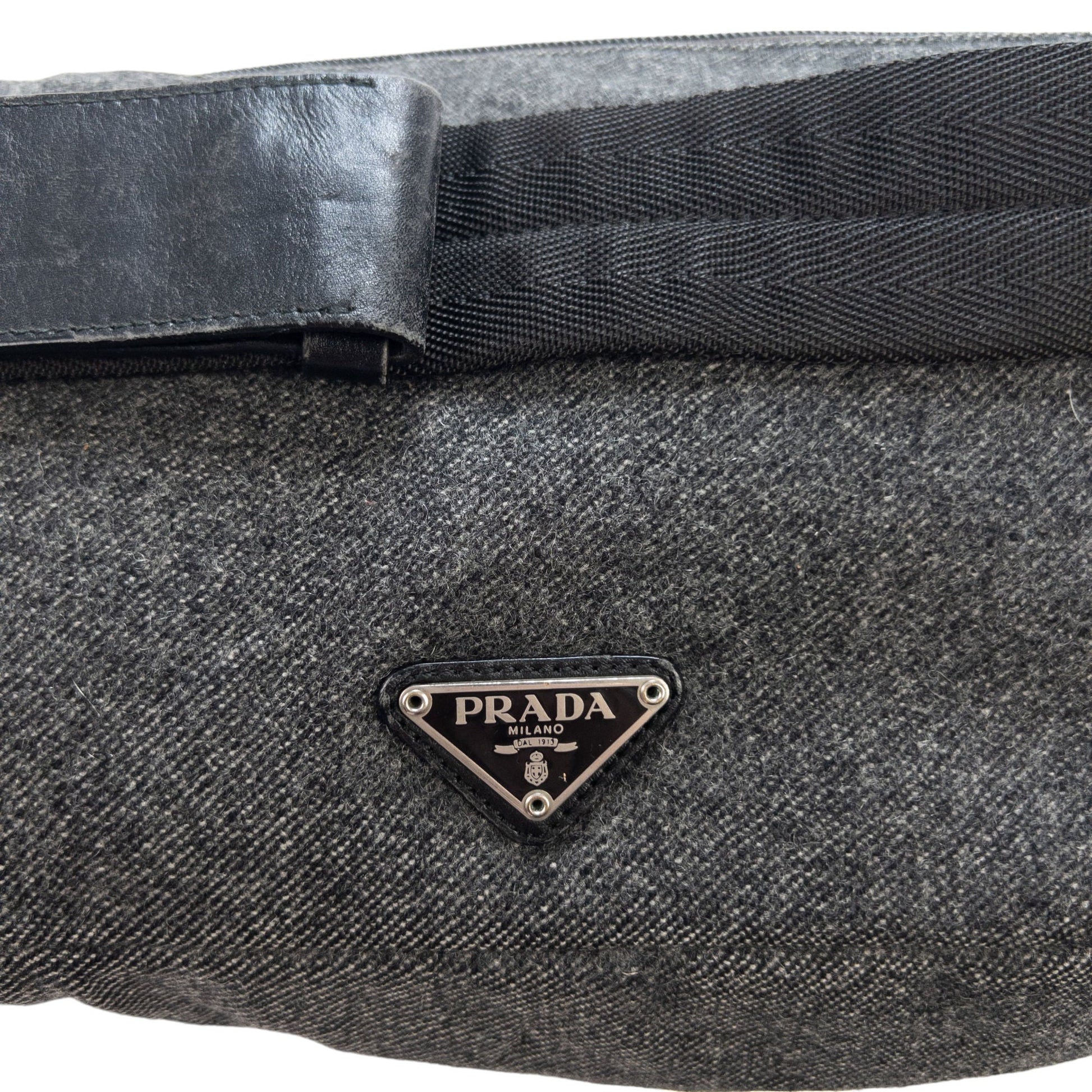 Prada Wool Cross Body Bag