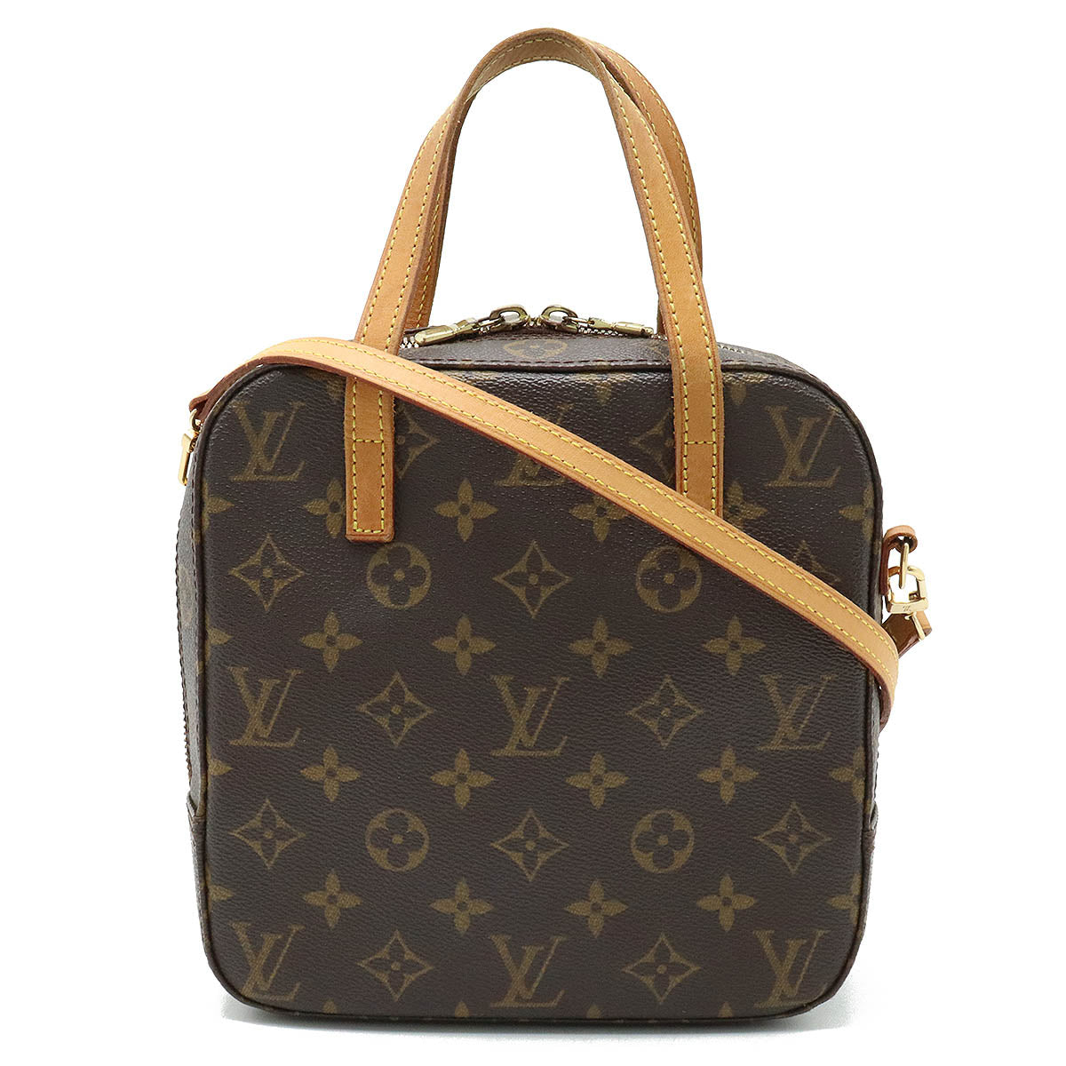 Louis Vuitton Monogram Spontaneous Handbag 2WAY M47500 with Shoulder Strap