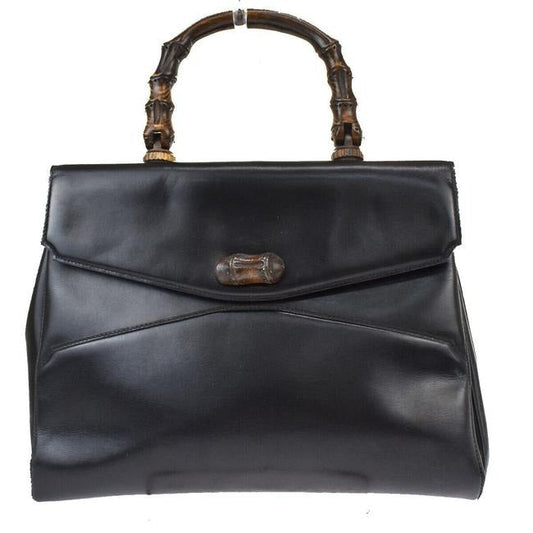 Gucci Envelope Kelly Leather Top Handle Shoulder Bag
