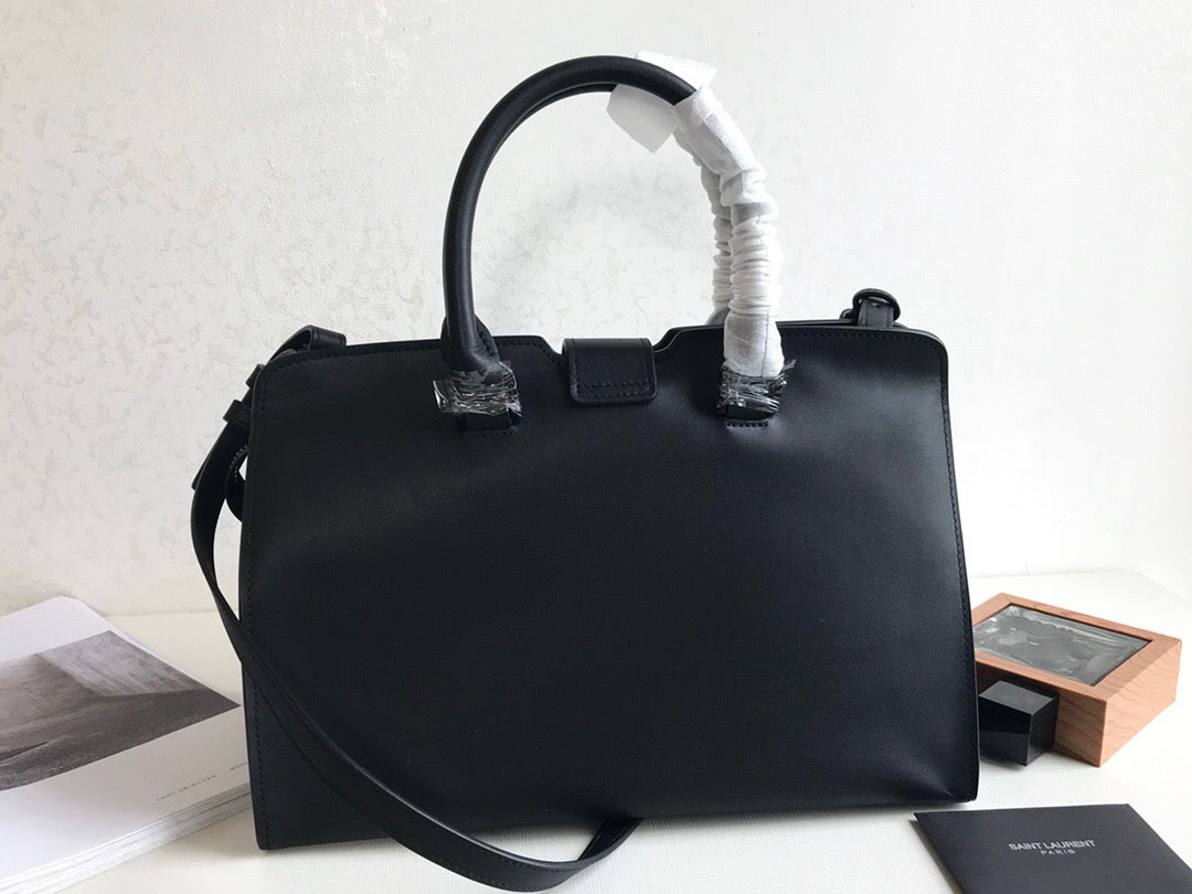 Yves Saint Laurent Monogram Cabas Small Black Luxury Handbag